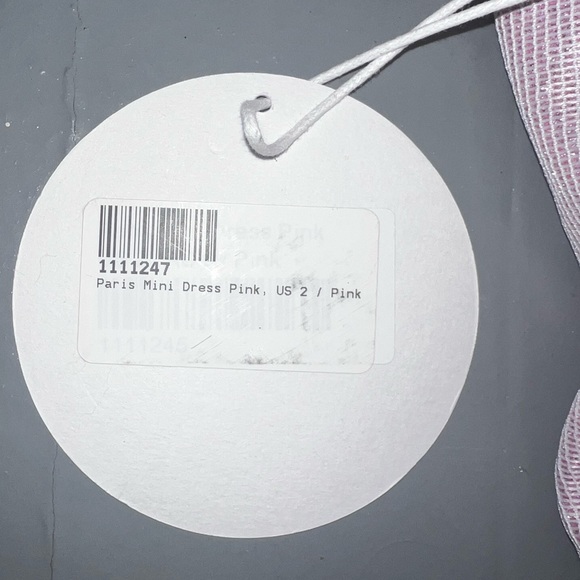 ***BRAND NEW*** Princess Polly pink sparkly Paris dress size: 2 - Picture 5 of 5